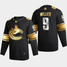 Men Vancouver Canucks J.T.Miller #9 2020-21 Golden Edition Limited Authentic Jersey - Black
