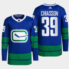 Alex Chiasson #39 Vancouver Canucks Blue Jersey 2022 Alternate Primegreen Authentic Pro