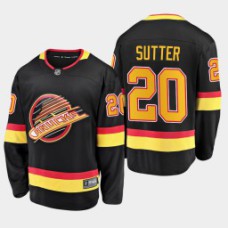 Canucks Brandon Sutter #20 2019-20 Flying Skate Premier Breakaway Fanatics Jersey